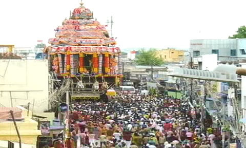 நெல்லையப்பர் கோயில் ஆனி தேரோட்டம் விமரிசையாக தொடங்கியது..!