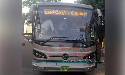 புதுவை - சென்னைக்கு மின்சார பஸ்