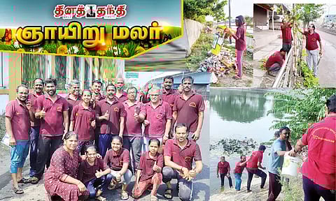 சுற்றுப்புறத்தை சீரமைக்கும் பசுமை காவலர்கள்!