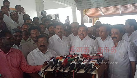 'ஓ.பன்னீர்செல்வம் பற்றி பேசுவதற்கு ஒன்றும் இல்லை' - எடப்பாடி பழனிசாமி