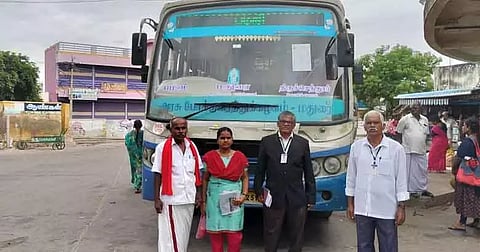 இழப்பீடு வழங்காததால் அரசு பஸ் ஜப்தி