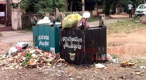 குவிந்து கிடக்கும் குப்பைகளால் தொற்று நோய் பரவும் அபாயம்