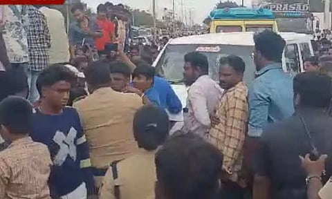 திருப்பூர், நல்லூர் அருகே காவல்துறை வாகனம் மோதி 6 வயது சிறுமி உயிரிழப்பு