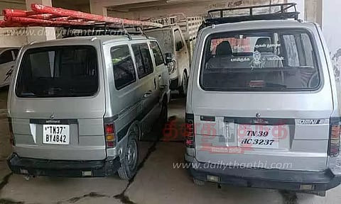 விதிமுறைகளை மீறி இயக்கிய 12 வாகனங்கள் பறிமுதல்