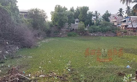 மன்னார்குடி பிருந்தாவன் நகர் குளத்தை தூர்வார வேண்டும்