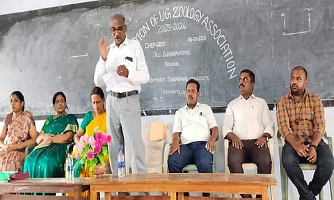 திருச்செந்தூர் ஆதித்தனார் கல்லூரியில் விலங்கியல் துறை மன்ற தொடக்க விழா