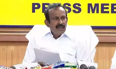 கோவை மாவட்டத்தின் பொறுப்பு அமைச்சராக முத்துசாமி நியமனம்-தமிழக அரசு உத்தரவு