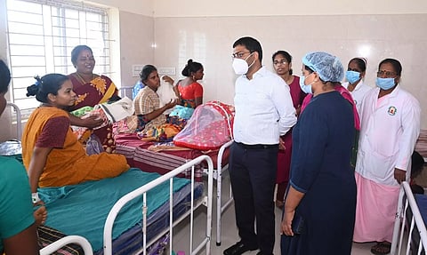 பிரசவ வார்டில் கூடுதல் படுக்கை வசதி