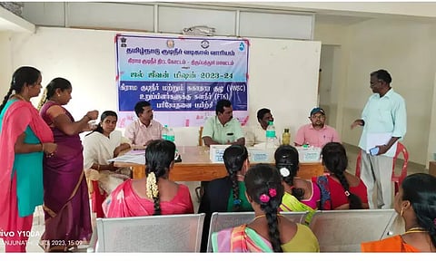 குடிநீர் பரிசோதனை பயிற்சி முகாம்