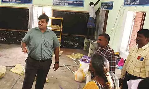 வளர்ச்சி திட்ட பணிகளை கலெக்டர் ஆய்வு