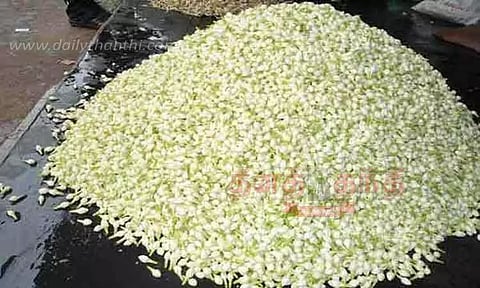 சத்தி மார்க்கெட்டில் மல்லிகைப்பூ கிலோ ரூ.630-க்கு ஏலம்