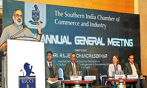 டிஜிட்டல் தொழில்நுட்பத்தில் இந்தியா அபரிமிதமான வளர்ச்சி - மத்திய மந்திரி ராஜீவ் சந்திரசேகர்