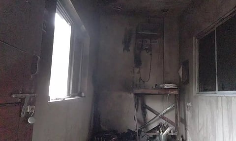 திருமண மண்டபத்தில் தீ விபத்து