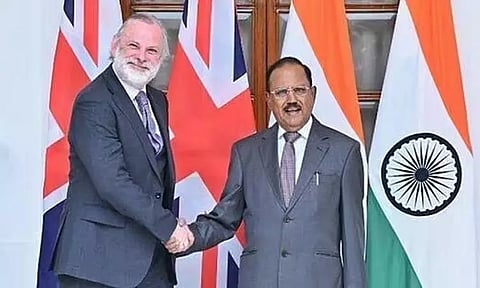 இந்திய தூதரகத்தை அச்சுறுத்தும் காலிஸ்தான் ஆதரவாளர்களை நாடு கடத்துங்கள்; இங்கிலாந்து அதிகாரியிடம் அஜித் தோவல் வலியுறுத்தல்