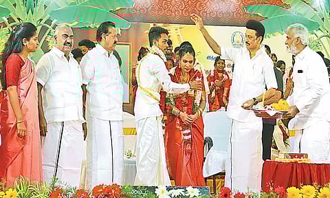 தமிழ்நாட்டில் கோவில்கள் சீரமைப்பால் பக்தர்கள் மகிழ்ச்சி - முதல்-அமைச்சர் மு.க.ஸ்டாலின் பேச்சு