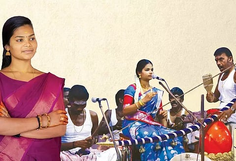 வில்லுப்பாட்டில் வியக்க வைக்கும் மாதவி