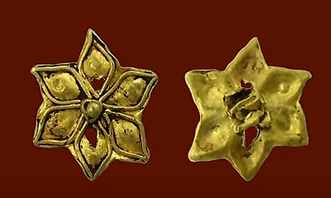 புதுக்கோட்டை அருகே அகழாய்வில் தங்க ஆபரணங்கள் கண்டுபிடிப்பு.!