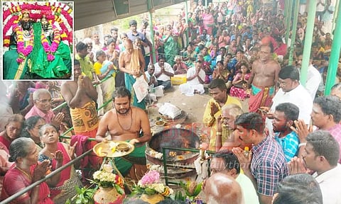 செட்டிகுளம் ஏகாம்பரேஸ்வரர் கோவிலில் குபேர ஹோமம்