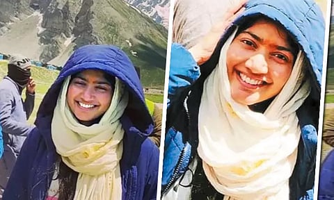 கோவில்களுக்கு ஆன்மிக பயணம் சென்ற சாய்பல்லவி