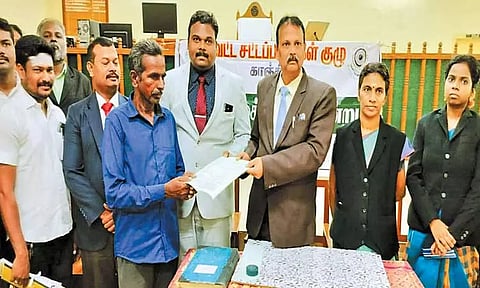 காஞ்சீபுரத்தில் நடந்த லோக் அதாலத்தில் 621 வழக்குகளுக்கு தீர்வு