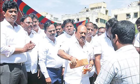 ஆயிரம் விளக்கு பகுதியில் ரூ.134 கோடியில் 770 புதிய குடியிருப்புகளுக்கான கட்டுமான பணிகள்