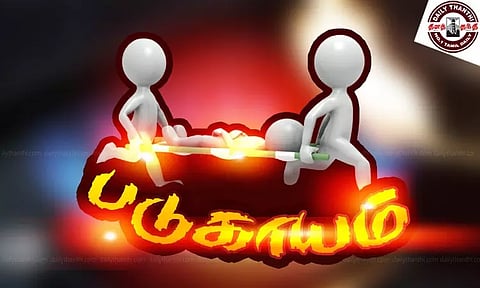 நெல் மூட்டைகள் சரிந்து விழுந்து தொழிலாளி படுகாயம்