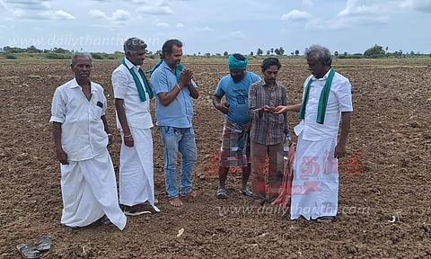 குறுவை நெற்பயிர் பாதிப்புக்கு இழப்பீடு வழங்க வேண்டும் - பி.ஆர்.பாண்டியன்