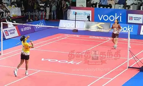 திருச்சி ஜமால்முகமது கல்லூரியில் ஜூனியர் பேட்மிண்டன் சீசன்-2 போட்டி தொடங்கியது