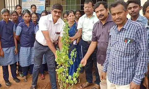 அரசு பள்ளியில் சுற்றுச்சூழல் மன்றம் தொடக்கம்