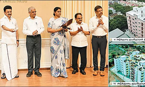 ரூ.358 கோடியில் புதிய குடியிருப்புகள்: முதல்-அமைச்சர் மு.க.ஸ்டாலின் திறந்துவைத்தார்