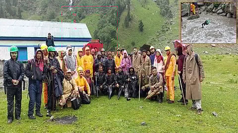 இமாசல பிரதேசத்தில் வெள்ளம், நிலச்சரிவு: சிக்கி தவித்த 28 மலையேற்ற வீரர்கள் பாதுகாப்பாக மீட்பு; வீடியோ வெளியீடு