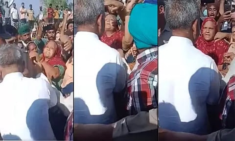 வெள்ளம் பாதித்த பகுதியை பார்வையிட சென்ற எம்.எல்.ஏ. கன்னத்தில் பளார்...! "இப்போது ஏன் வந்தாய்?" பெண் கோபம்...!