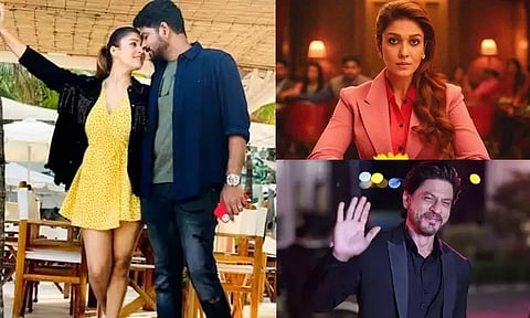 நயன்தாராவிடம் "கொஞ்சம் ஜாக்கிரதையாக இருங்கள்" விக்னேஷ் சிவனை எச்சரித்த ஷாருக்கான்