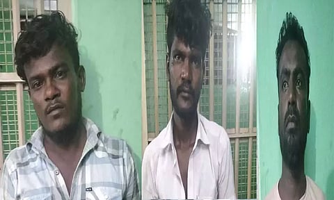 எட்டயபுரத்தில் தேவர் படம் அவமதிப்பு:3 பேர் அதிரடி கைது