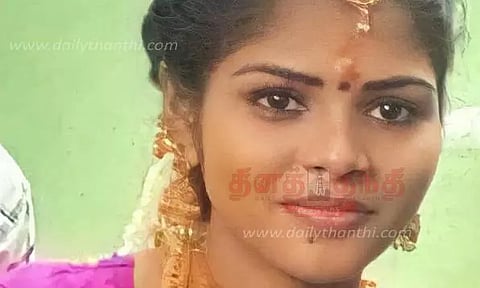 திருமணமான 1½ மாதத்தில் புதுப்பெண் தற்கொலை