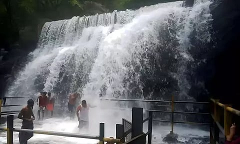 சுருளி அருவியில் குளிக்க சுற்றுலா பயணிகளுக்கு அனுமதி...!