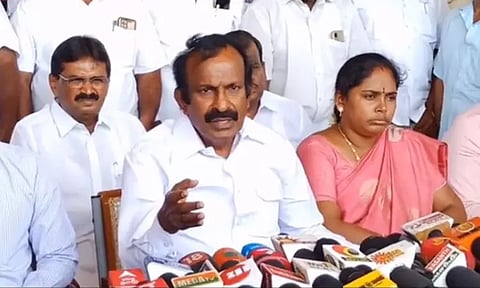 காலையில் மது குடிப்பவர்களை குடிகாரன் என்று சொல்வதா? - அமைச்சர் முத்துசாமி