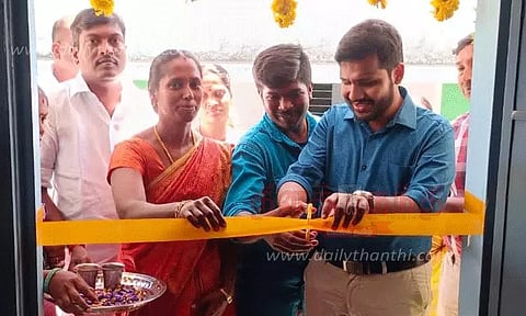 புதிய அங்கன்வாடி மையம் திறப்பு விழா