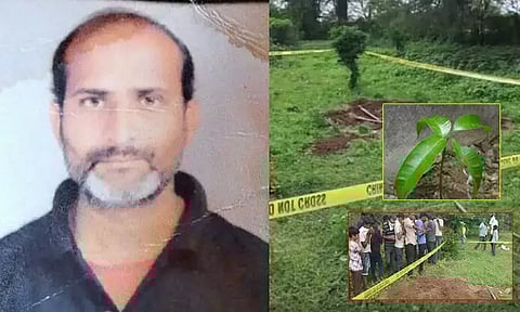 கள்ளக்காதலியின் கணவரை துண்டுதுண்டாக வெட்டி கொன்று புதைத்து மாங்கன்றுகள் நட்ட கொடூரன்