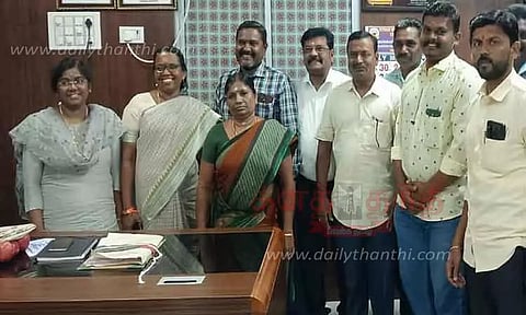 கடையநல்லூர் நகராட்சி புதிய ஆணையர் பொறுப்பேற்பு