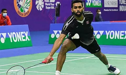 HS Prannoy (image courtesy: BAI Media via ANI)