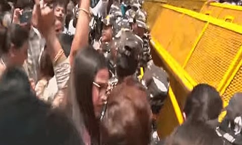 மணிப்பூர் விவகாரம்: டெல்லியில் மகளிர் காங்கிரஸ் ஆர்ப்பாட்டம்