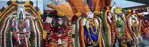 பர்கூரில்அரசமரத்து மாரியம்மன் கோவில் விழா