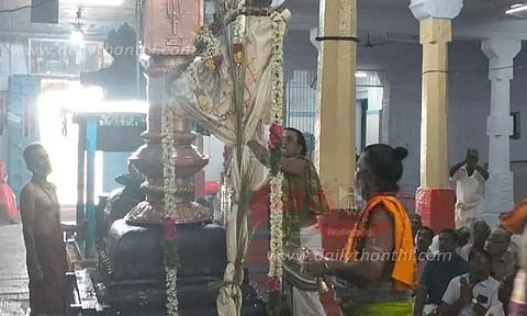 அம்பை சின்ன சங்கரன்கோவிலில் ஆடித்தபசு திருவிழா கொடியேற்றம்