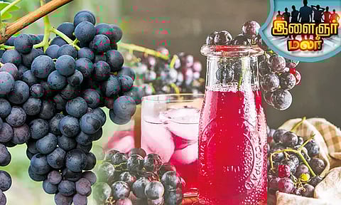 இதயத்தை பலப்படுத்தும் திராட்சை பழச்சாறு