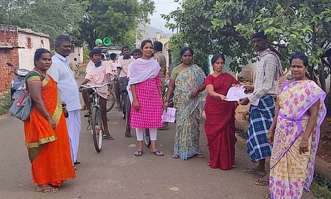 ஆண்டிப்பட்டி அருகே விழிப்புணர்வு சைக்கிள் ஊர்வலம்