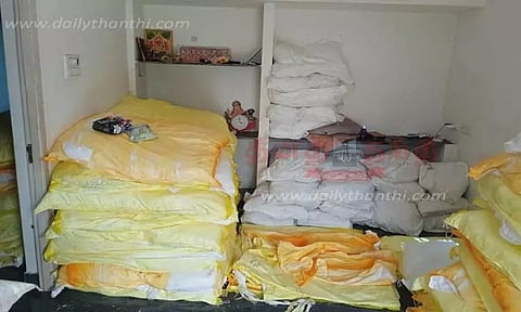 வீட்டை வாடகைக்கு எடுத்து குட்கா விற்பனை செய்த கும்பல்