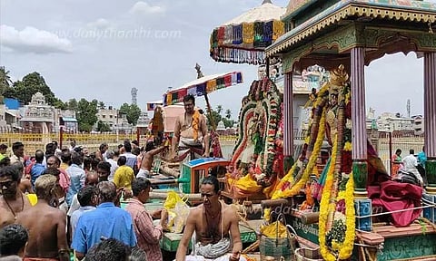 கும்பகோணம் மகாமக குளத்தில் தீர்த்தவாரி
