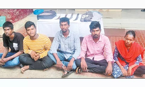 சைதாப்பேட்டை ரெயில் நிலையத்தில் பெண் வியாபாரி கொலையில் தங்கை உள்பட 5 பேர் கைது