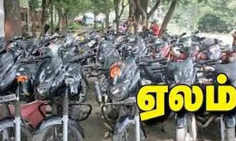 திருவள்ளூர் மாவட்டத்தில் மதுவிலக்கு வழக்குகளில் பறிமுதல் செய்யப்பட்ட வாகனங்கள் ஏலம்